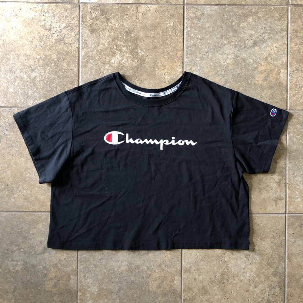 Champion Women’s Black Athletic CropTop